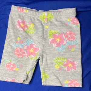 Floral Gray Colored Toddler shorts!